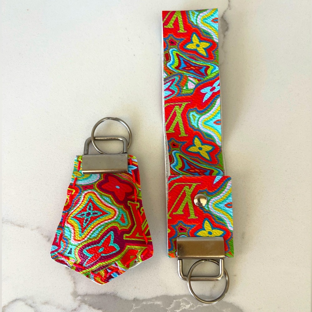 Louis Vuitton Leather Keychain